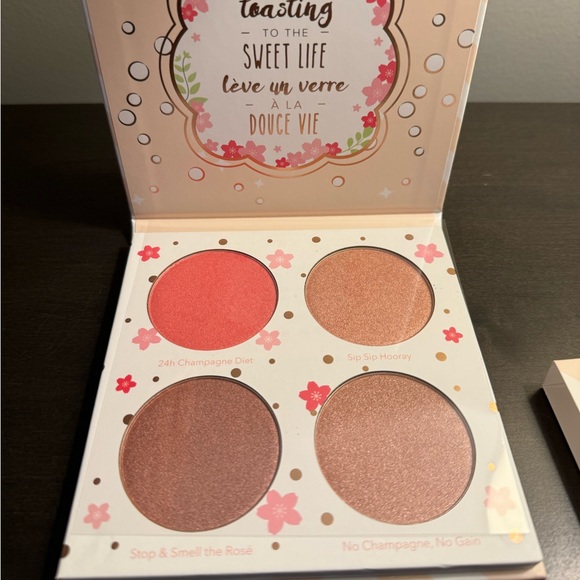 Beauty Bakerie Cotton Candy Champagne Blushlighter Palette Full Size NIB - Picture 1 of 3